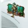 imageDILIBRA 3PCS 3D Broken Giant Dinosaur Wall Sticker Simulation Crack Hole Dinosaur Wall Decal SelfAdhesive Cracked Smashed Wall Decor Mural for Boys Bedroom Baby Kids Nursery