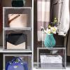 imageDILIBRA 4 Packs Clear Plastic Handbag Storage Organizer for Closet Acrylic Display Case for Purse and Handbag Stackable Storage Boxes Bag Organizer with Magnetic Door for Purse Clutch Wallet Hats5 Packs XLarge