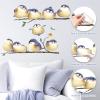 imageDILIBRA Colorful Bird on The Branch Wall Stickers Peel and Stick Creative Bird Wall Decals DIY Vinyl Art Murals for Nursery Kids Bedroom Living Room Classroom Preschool PlayroomCute Blue Bird