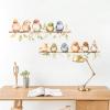 imageDILIBRA Colorful Bird on The Branch Wall Stickers Peel and Stick Creative Bird Wall Decals DIY Vinyl Art Murals for Nursery Kids Bedroom Living Room Classroom Preschool PlayroomColorful Birds