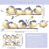 imageDILIBRA Colorful Bird on The Branch Wall Stickers Peel and Stick Creative Bird Wall Decals DIY Vinyl Art Murals for Nursery Kids Bedroom Living Room Classroom Preschool PlayroomCute Blue Bird