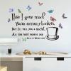imageHave I Gone Mad You are Entirely Bonkeis Wall Sticker Quote Religious Bible Sign Saying and Colorful Butterfly Wall Decal DILIBRA Inspirational Home Decor for Bedroom Living Room Office