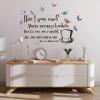 imageHave I Gone Mad You are Entirely Bonkeis Wall Sticker Quote Religious Bible Sign Saying and Colorful Butterfly Wall Decal DILIBRA Inspirational Home Decor for Bedroom Living Room Office