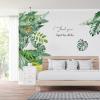 imageTropical Leaves Green Plants Wall Stcikers DILIBRA Giant Palm Tree Hanging Banana Leaf Wall Decal Nature Peel and Stick Monstera Murals Wall Decoration for Home Bedroom Living Room Classroom