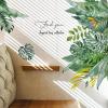 imageTropical Leaves Green Plants Wall Stcikers DILIBRA Giant Palm Tree Hanging Banana Leaf Wall Decal Nature Peel and Stick Monstera Murals Wall Decoration for Home Bedroom Living Room Classroom