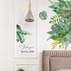 imageTropical Leaves Green Plants Wall Stcikers DILIBRA Giant Palm Tree Hanging Banana Leaf Wall Decal Nature Peel and Stick Monstera Murals Wall Decoration for Home Bedroom Living Room Classroom