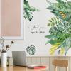 imageTropical Leaves Green Plants Wall Stcikers DILIBRA Giant Palm Tree Hanging Banana Leaf Wall Decal Nature Peel and Stick Monstera Murals Wall Decoration for Home Bedroom Living Room Classroom