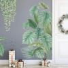 imageTropical Plant Wall Decals Green Plants Nature Giant Tree Hanging Vine Green Leaves Removable Peel and Stick Wall Stickers DILIBRA DIY Art Vinly Murals for Home Office Party Nursery Green2