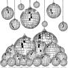 image29 Pcs Hanging Mirror Disco Ball Glass Disco Balls DILIBRA Mini Reflective Disco Ball Ornament Silver Disco Balls Decoration for Christmas Tree Cake Holiday Festive Party Decor
