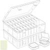 imageDILIBRA Bead Organizer Box 62Pcs Small Bead Storage Containers Plastic Cases with Hinged Lid Rectangle Clear Diamond Painting Storage Containers for Jewelry DIY Crafts Bracelet Seeds Nail2 Pack 60 Pcs