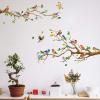 imageDILIBRA Colorful Bird on The Branch Wall Stickers Peel and Stick Creative Bird Wall Decals DIY Vinyl Art Murals for Nursery Kids Bedroom Living Room Classroom Preschool PlayroomHummingbird
