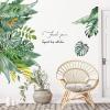 imageTropical Leaves Green Plants Wall Stcikers DILIBRA Giant Palm Tree Hanging Banana Leaf Wall Decal Nature Peel and Stick Monstera Murals Wall Decoration for Home Bedroom Living Room Classroom