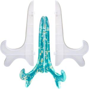 imageDILIBRA Display Stand Resin Mold Plate Stands for DisplaySilicone Plate Holder for Epoxy CastingHome DecorationPictures Frame Foldable Photo FrameArtworks Display HolderResin Painting
